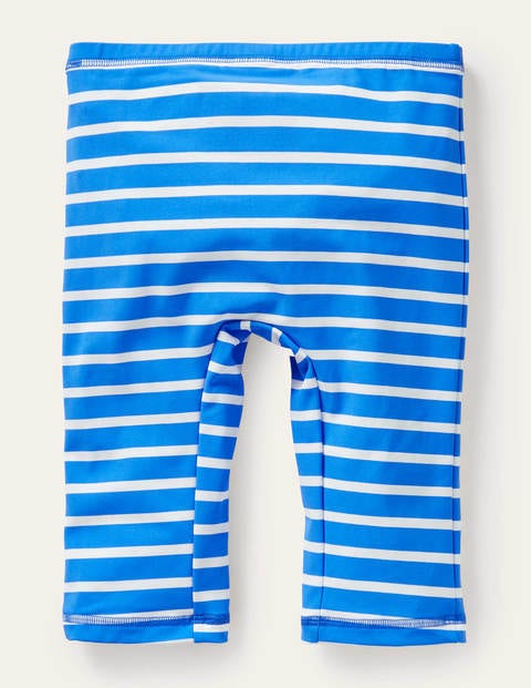 Sun-Safe Swim Shorts - Pool Blue/White
