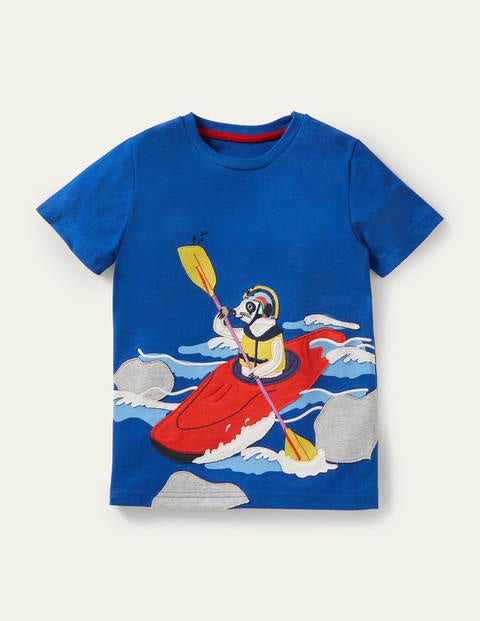 Mini Boden Animal Adventure T Shirt Top 1.5-10 years Dinosaur Badger Dog 