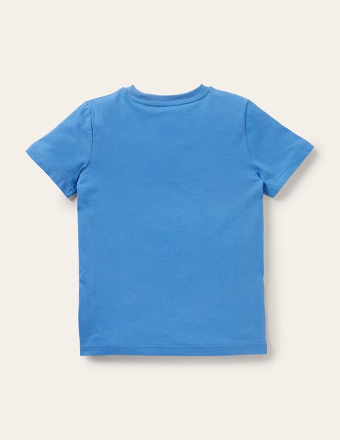 Blue Flower Educational T-shirt - Bright Bluebell Blue Flower