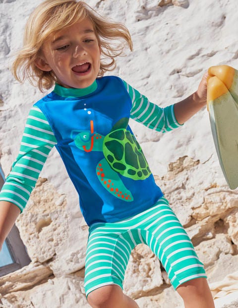 Surf Suit - Tropical Green Turtle