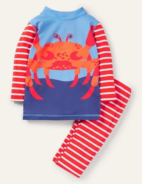 Surf Suit - Fire Cracker Red Crab
