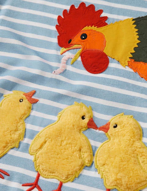 mini boden chicken shirt