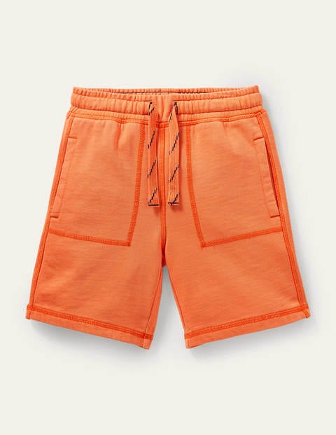 Garment-dyed Sweatshorts - Satsuma Orange