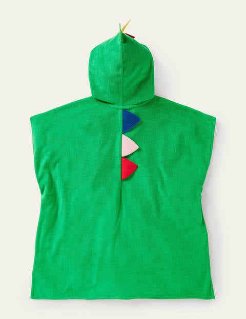 Novelty Towelling Poncho - Green Pepper Dragon