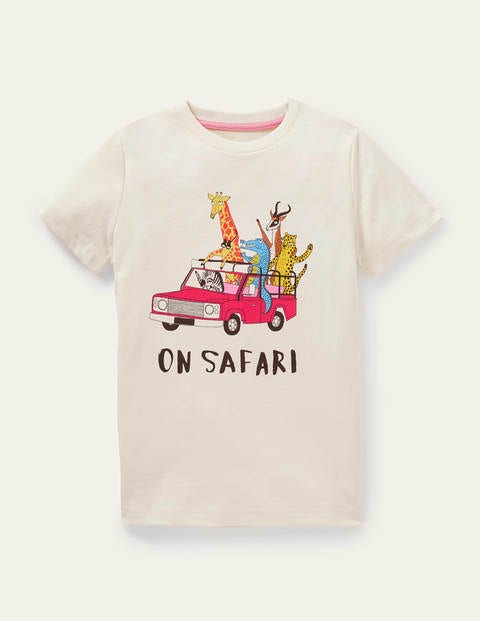 T-Shirt mit Safarifahrzeug IVO Boden Boden, IVO