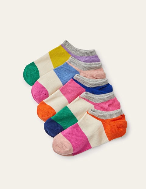 rainbow trainer socks