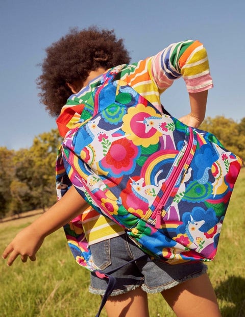 School Bag - Unicorn Rainbow