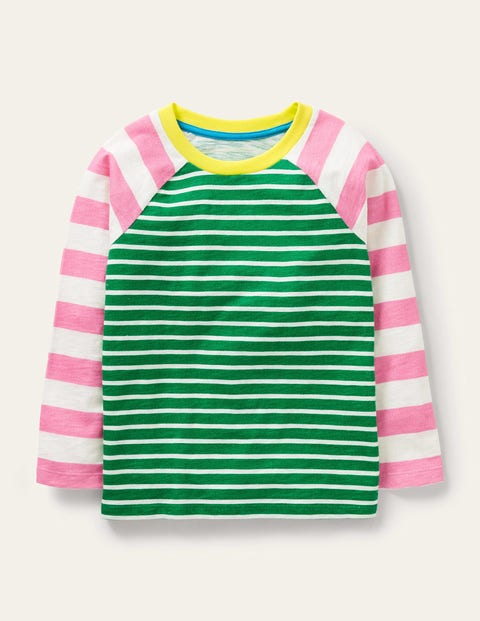 Mini Boden top girls cotton hotchpotch short sleeve t-shirt age 2 3 4 5 6 9 10 