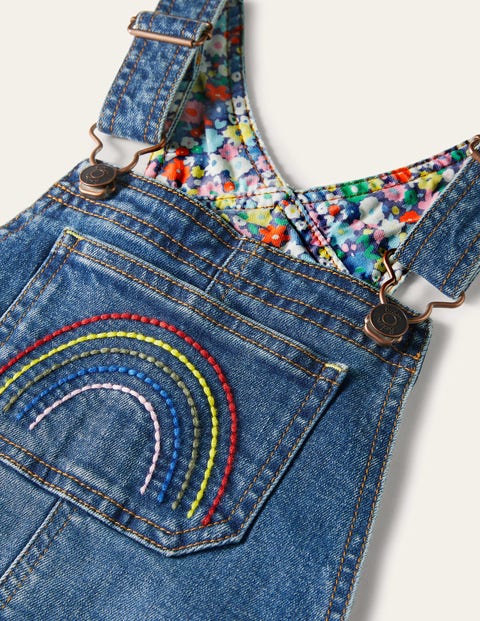 Fun Short Overalls - Light Vintage 