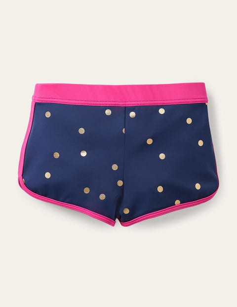 Patterned Swim Shorts - Harmony Blue Gold Spot