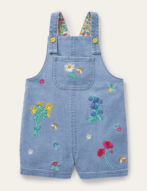 Mid Vintage Denim Floral 
