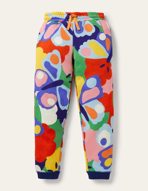 Printed Joggers - Multi Bonkers Butterfly