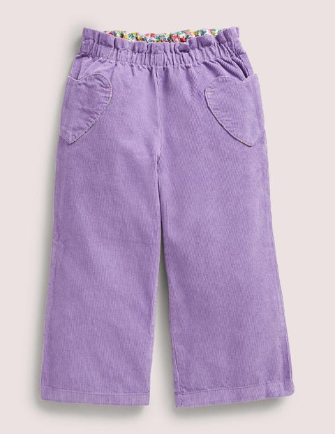 Wide Leg Pull-on Pants - Aster Purple