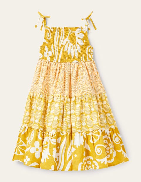 Repurposed Dress - Yellow