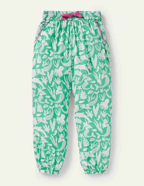 Relaxed Woven Printed Trousers