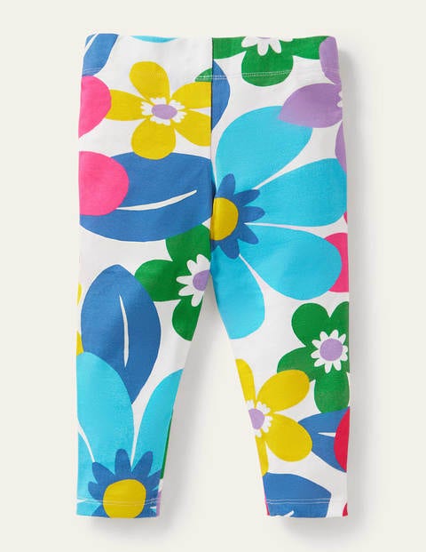 Fun Cropped Leggings - Multi Surf Floral
