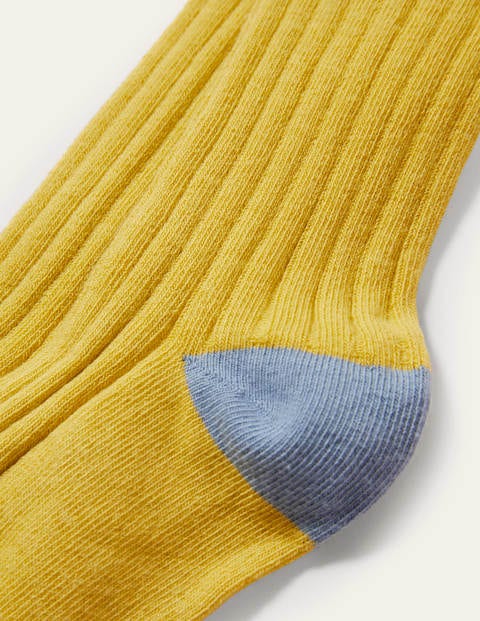 Rippenstrumpfhose - Senfgelb Rippenstrumpfhose - Senfgelb