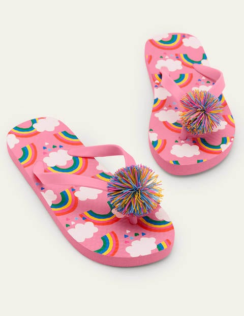 Flip Flops - Pink Lemonade Rainbows