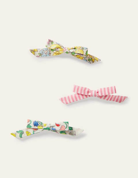 Bow Hairclips 3 Pack - Multi Floral