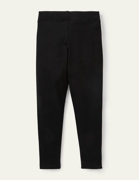 Einfarbige Leggings - Schwarz Einfarbige Leggings - Schwarz