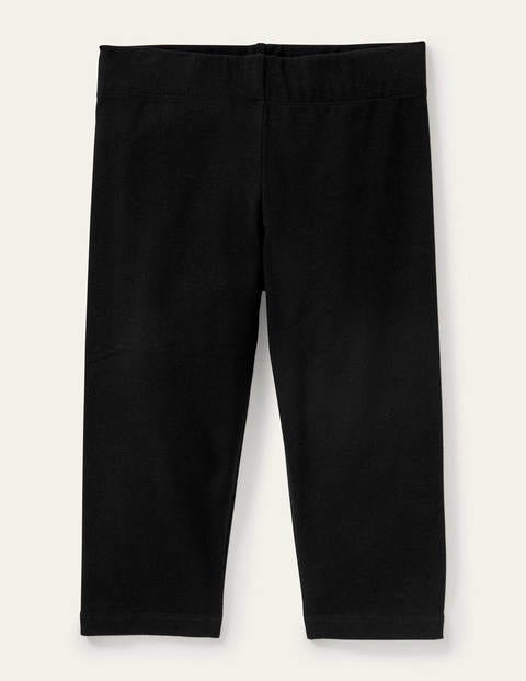 Plain Cropped Leggings - Black Plain Cropped Leggings - Black