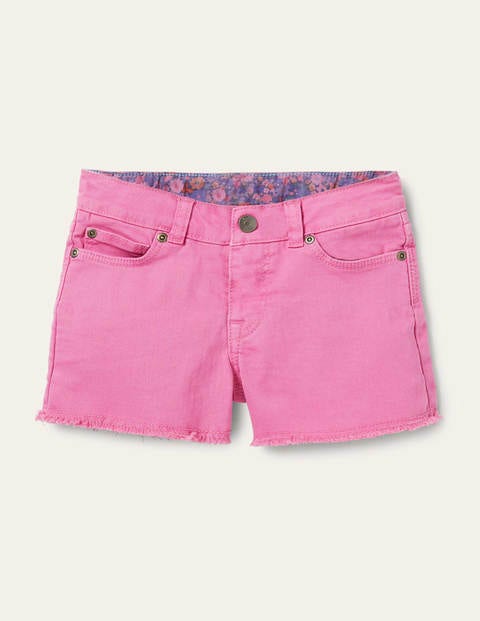 Denim Shorts - Strawberry Ice Pink