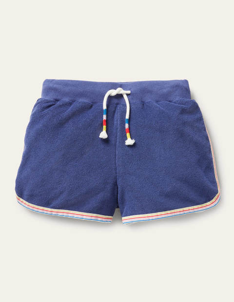 Retro-Frottee-Shorts - Segelblau Retro-Frottee-Shorts - Segelblau