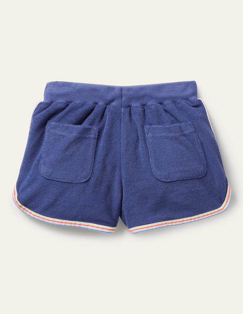 Retro Towelling Shorts - Starboard Blue