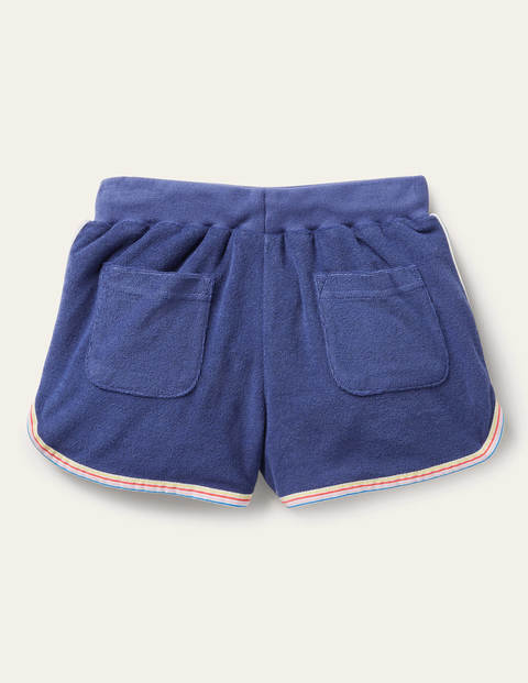 Retro-Frottee-Shorts - Segelblau Retro-Frottee-Shorts - Segelblau
