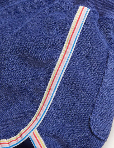 Retro-Frottee-Shorts - Segelblau Retro-Frottee-Shorts - Segelblau