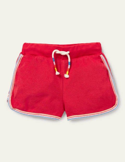 Retro-Frottee-Shorts RED Mädchen Boden, RED