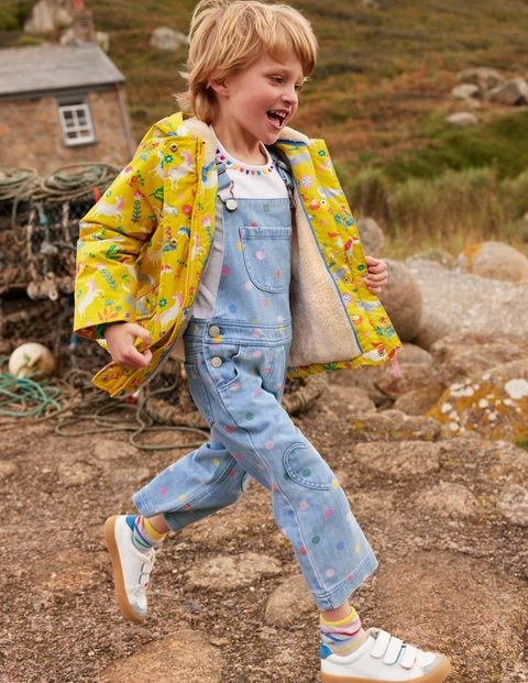 Sherpa Lined Anorak - Sweetcorn Yellow Ponies Sherpa Lined Anorak - Sweetcorn Yellow Ponies