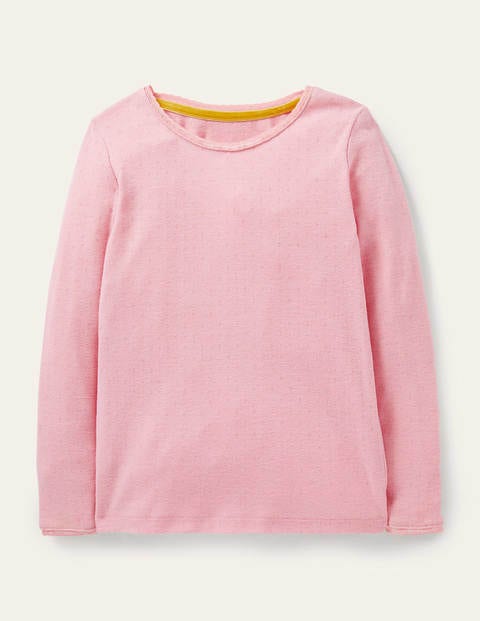 Supersoft Pointelle T-shirt - Formica Pink