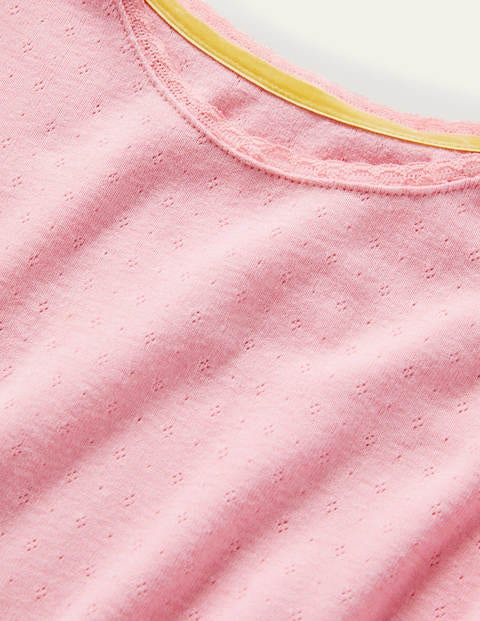 Supersoft Pointelle T-shirt - Formica Pink Supersoft Pointelle T-shirt - Formica Pink