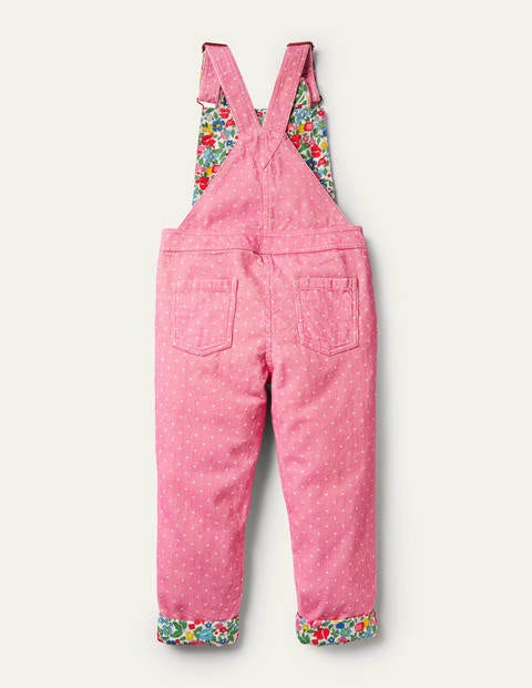 Latzhose mit Pferdeapplikation - Kirschblütenrosa Latzhose mit Pferdeapplikation - Kirschblütenrosa