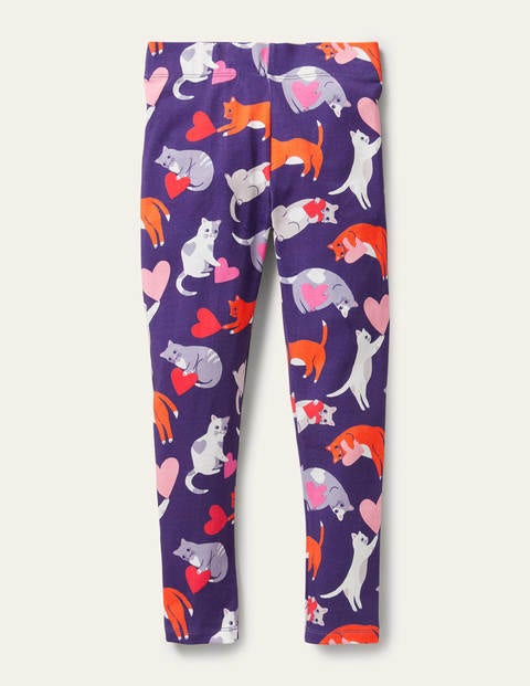 Fröhliche Leggings - Segelblau, Katze Fröhliche Leggings - Segelblau, Katze