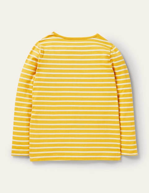 Big Appliqué T-shirt - Sweetcorn Yellow/Ivory Birds