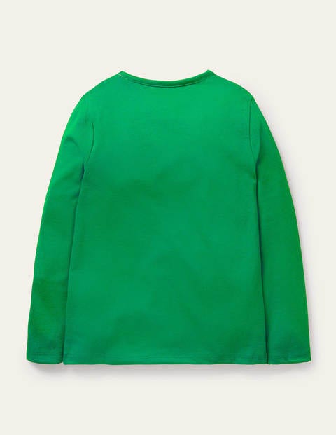 Zip Detail T-shirt - Green Pepper Bunny