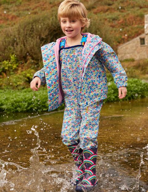 Puddle Suit Overalls - Multi Spring Floral