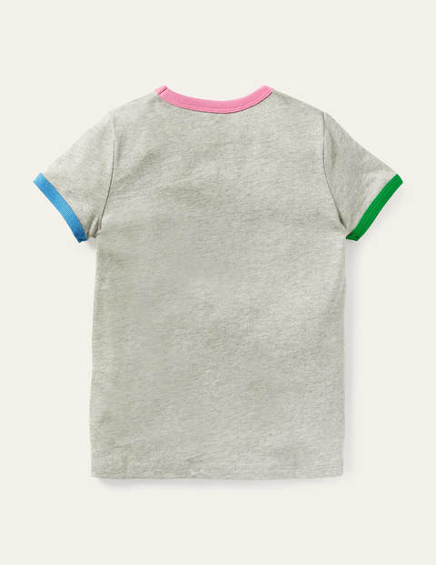 T-Shirt mit Grafik - Grau Meliert, Wetter T-Shirt mit Grafik - Grau Meliert, Wetter