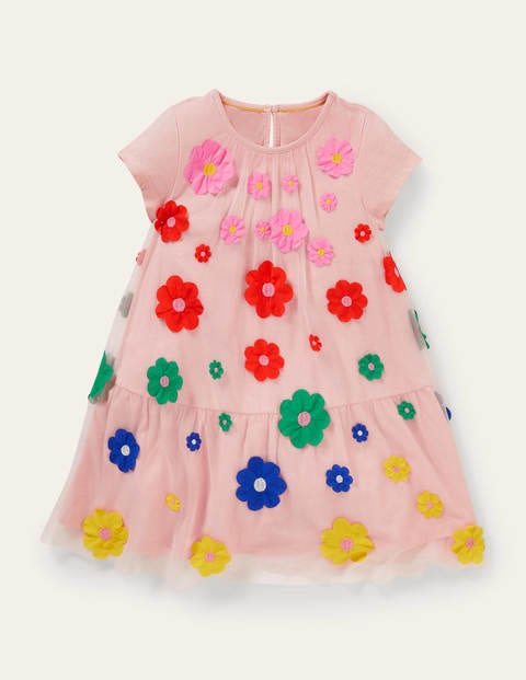 NWT Girls Mini Boden Dress Spring/Summer Tulle Pink Party Girls NEW  All sizes