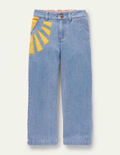 Applique Jeans Mid Vintage Denim Weather Boden