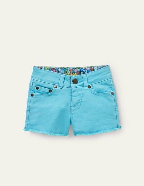 Denim Shorts - Aqua Blue | Boden AU