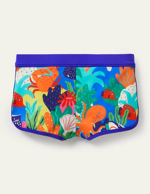 Patterned Swim Shorts - Multi Rainbow Reef