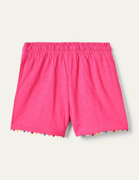 Charlie Jersey-Shorts mit Bommeln - Tutti-Frutti-Pink