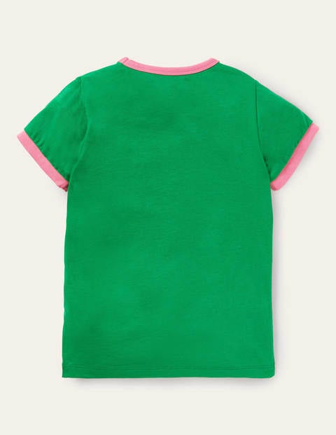 T-shirt style flip book - Animaux poivron vert