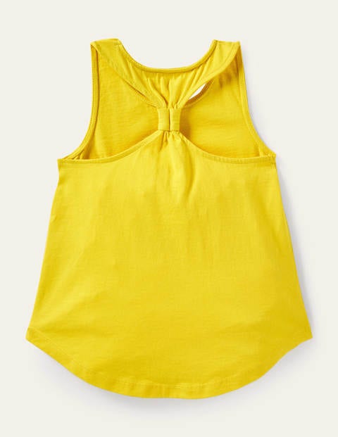 Knot Back Racer Vest - Daffodil Yellow