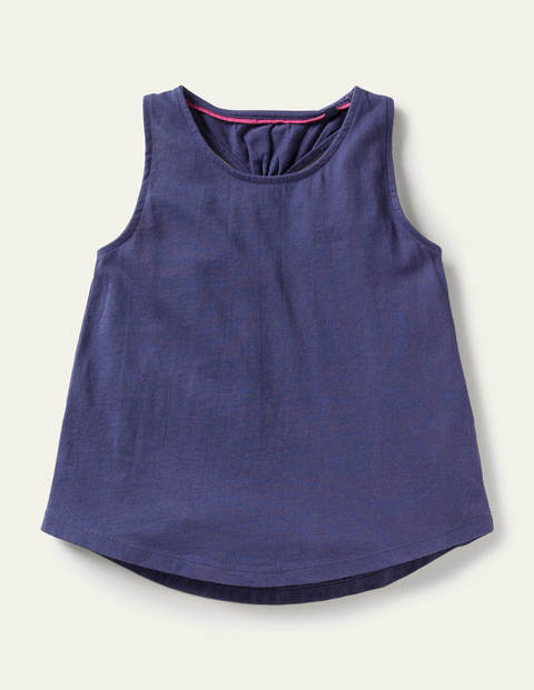 Knot Back Tank Top - Starboard Blue