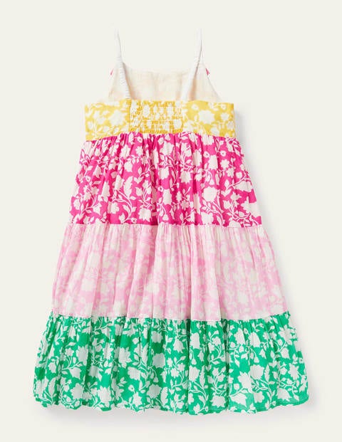 Tiered Printed Sun Dress - Multi 