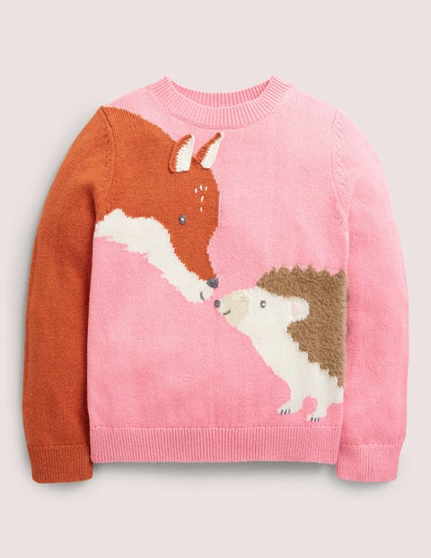 Animal Sleeve Sweater - Formica Pink 